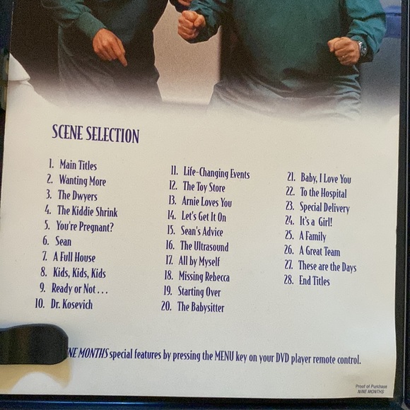 Vtg.’95 “Nine Months” Movie DVD📀 - Picture 8 of 8